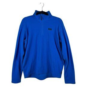 Helly Hansen Daybreaker 1/4 Zip Fleece Pullover Mens Size L Blue‎ Lightweight